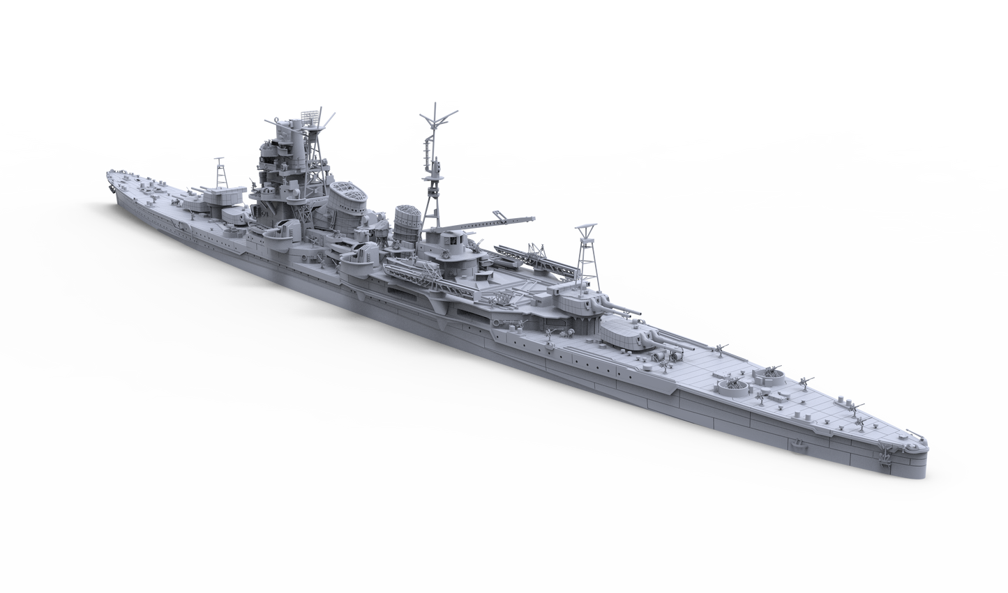 SSMODEL SSC550  Military Model Kit Japan Cruiser ARP Haguro Full Hull