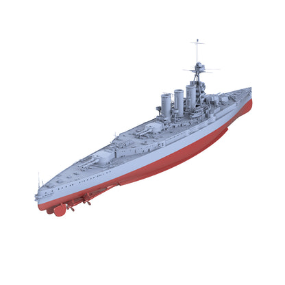 MRY-SFW SSC581S British HMS Tiger Battleship Cruiser Full Hull Resin Warship Military Ship Model Hobby Collection Unassembled Unpainted