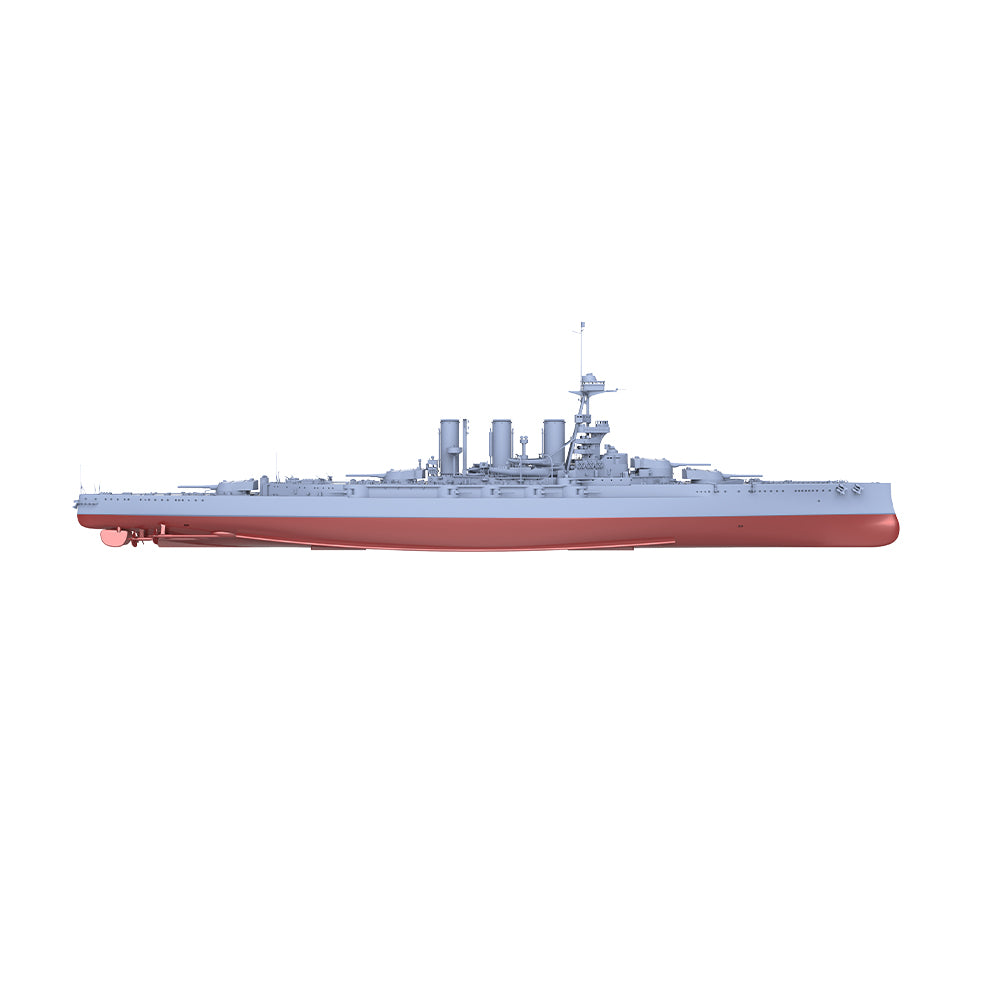 MRY-SFW SSC581S British HMS Tiger Battleship Cruiser Full Hull Resin Warship Military Ship Model Hobby Collection Unassembled Unpainted