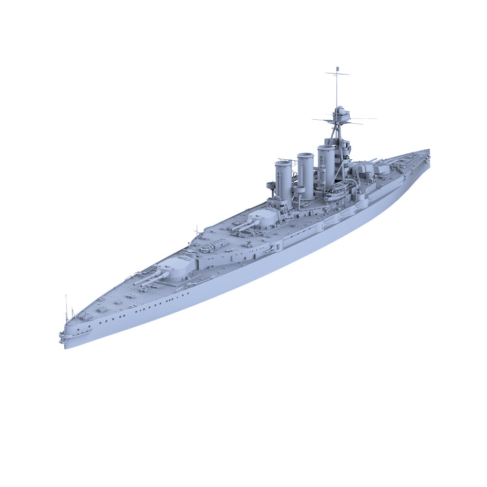 MRY-SFW SSC581 British HMS Tiger Battleship Cruiser Water Line Resin Warship Military Ship Model Hobby Collection Unassembled Unpainted