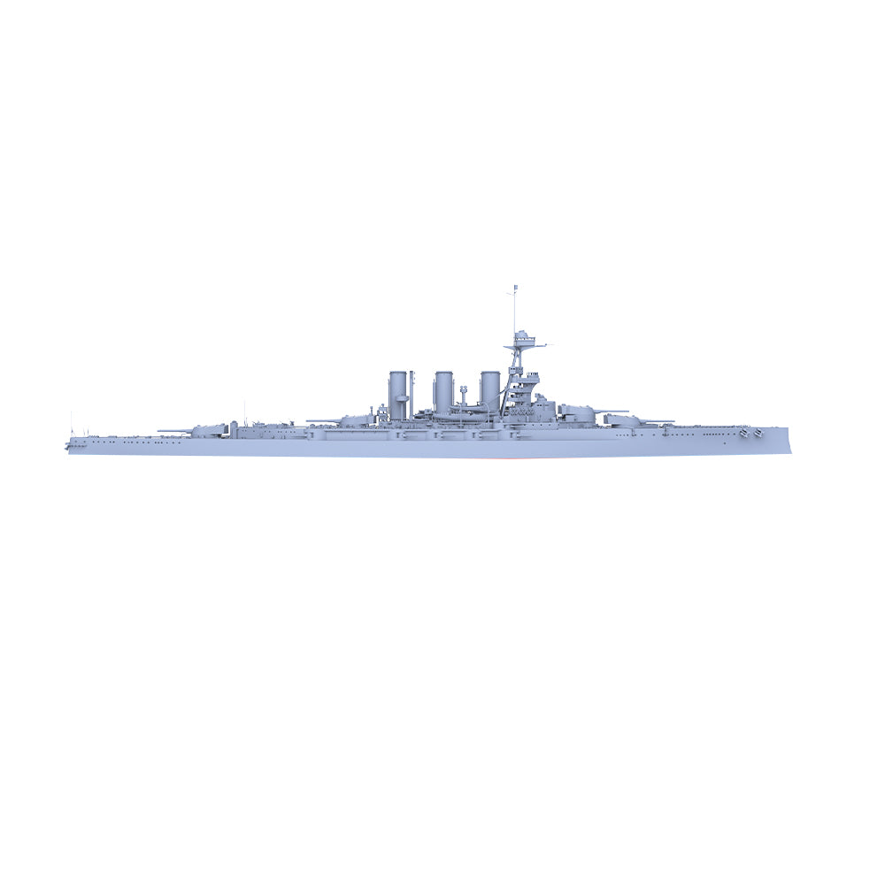 MRY-SFW SSC581 British HMS Tiger Battleship Cruiser Water Line Resin Warship Military Ship Model Hobby Collection Unassembled Unpainted