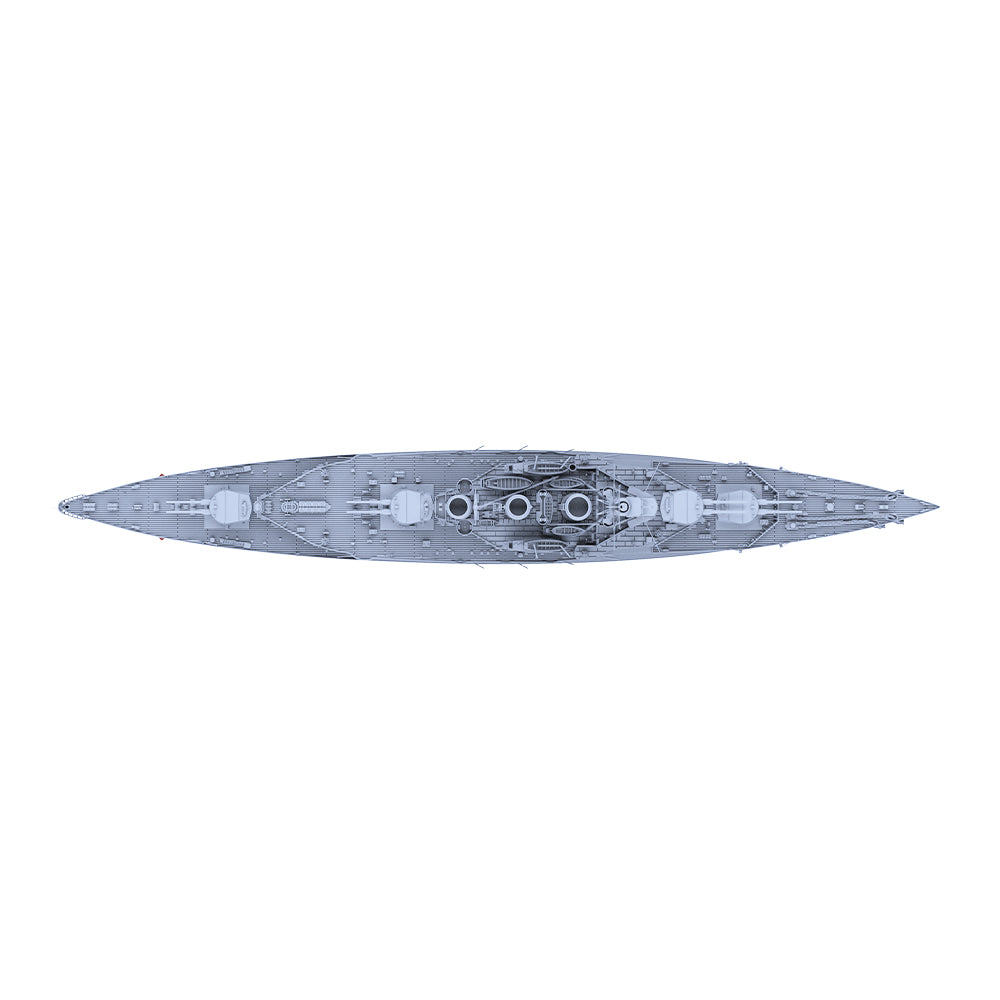 MRY-SFW SSC581 British HMS Tiger Battleship Cruiser Water Line Resin Warship Military Ship Model Hobby Collection Unassembled Unpainted