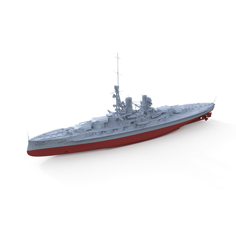 SSMODEL 588S Military Warship Model Kit German Navy Bayern battleship