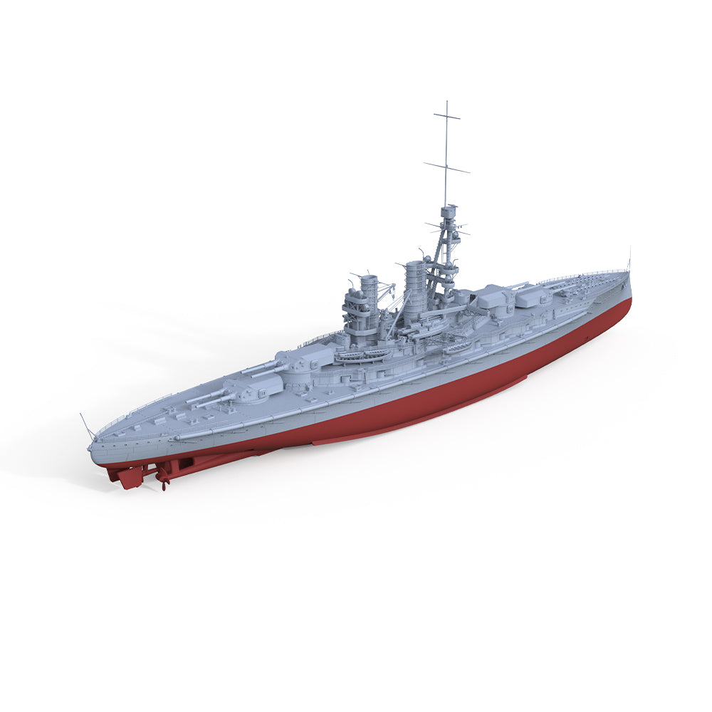 SSMODEL 588S Military Warship Model Kit German Navy Bayern battleship