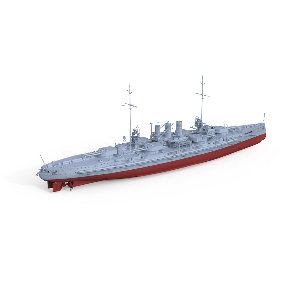 SSMODEL 590S Military Warship Model Kit German Navy Helgoland Battleship