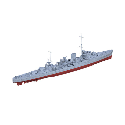 MRY-SFW SSC602 Military Warship Model Kit Royal New Zealand Navy HMNZS Leander 1942 Light Cruiser  Full Hull