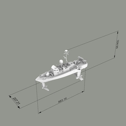 MRY-SFW SSC198S USA Navy Pegasus-class Pegasus PHM-1 Full Hu – LCD 3D printed resin model kit, image 7