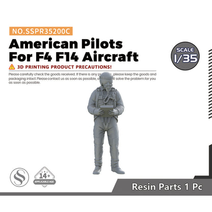 SSMODEL SSPR200C Modern American Pilots For F4 F14 Aircraft