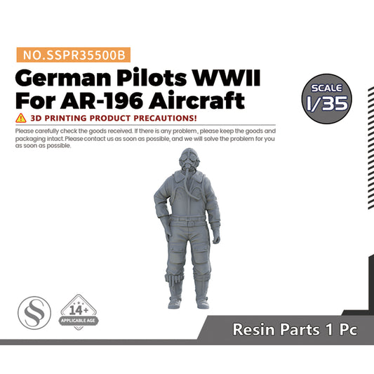 SSMODEL SSPR500B German Pilots WWII For AR-196 Aircraft