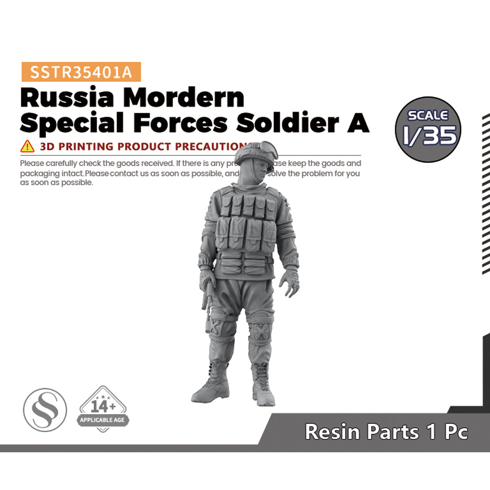 SSMODEL SSTR401A Miniatures Soldier Model Kit Russia Mordern Special Forces Soldier E