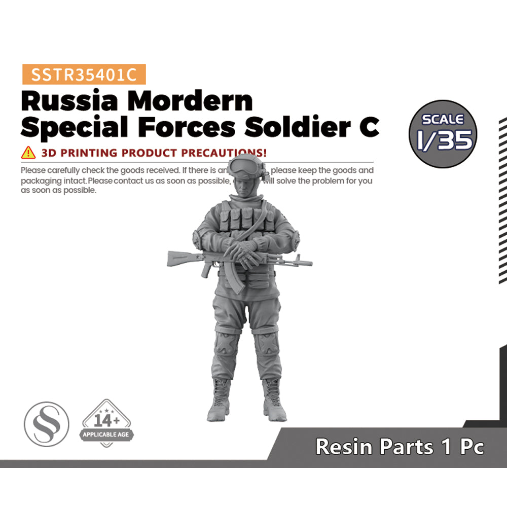 SSMODEL SSTR401C Miniatures Soldier Model Kit Russia Mordern Special Forces Soldier C