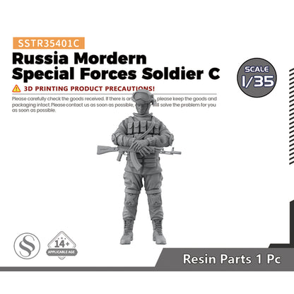 SSMODEL SSTR401C Miniatures Soldier Model Kit Russia Mordern Special Forces Soldier C