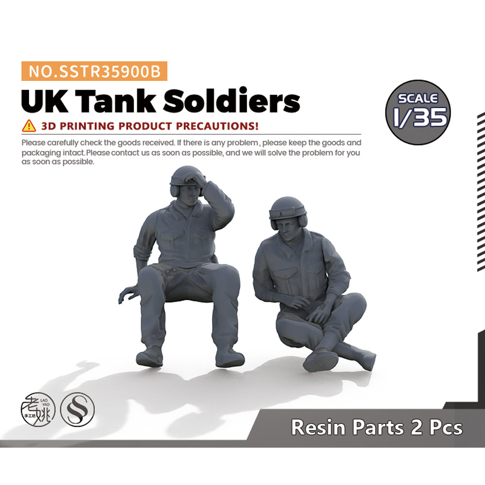 SSMODEL SSTR900B Miniatures Soldier Model Kit UK Tank Soldiers