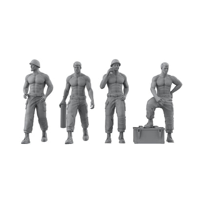 SSMODEL SSTR924 Miniatures Soldier Model Kit Movie Scene Soldiers