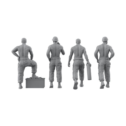SSMODEL SSTR924 Miniatures Soldier Model Kit Movie Scene Soldiers