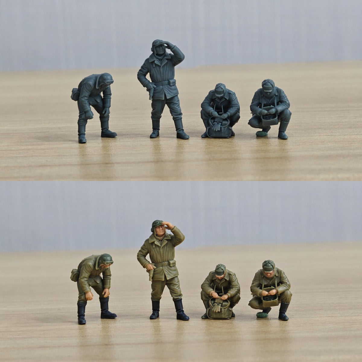 Korean War Battle of Chosin Reservoir Sherman Crew Character Snowfield Maintenance 4-Man Team MRY-SFW SSTR634