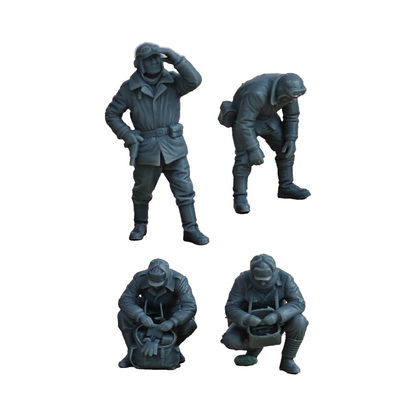 Korean War Battle of Chosin Reservoir Sherman Crew Character Snowfield Maintenance 4-Man Team MRY-SFW SSTR634