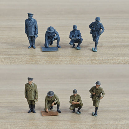Korean War KPA Senior Command 4-Man Team MRY-SFW SSTR637