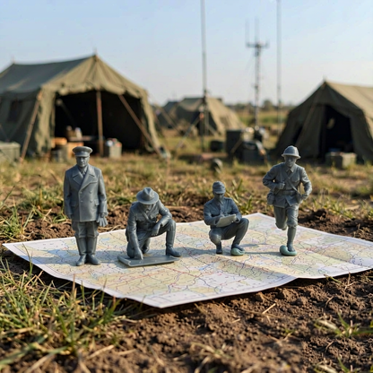 Korean War KPA Senior Command 4-Man Team MRY-SFW SSTR637