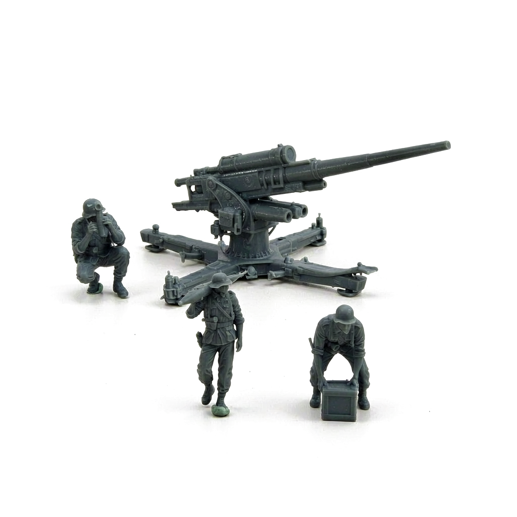 North African Campaign German Afrika Korps 88mm Artillery Crew MRY-SFW SSTR663