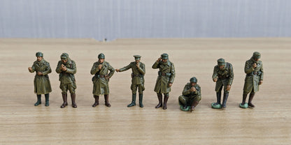 WWII Infantry Standing Figures Set of 8 Resin MRY-SFW SSTR851