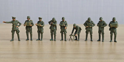 WWII Officers Troops Parade Set Resin MRY-SFW SSTR853