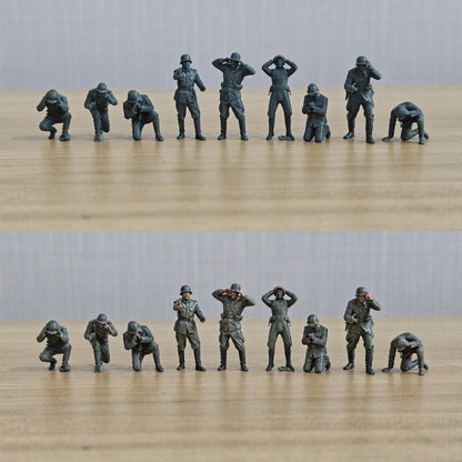 WWII POW Surrender Figures Set of 10 Resin MRY-SFW SSTR868
