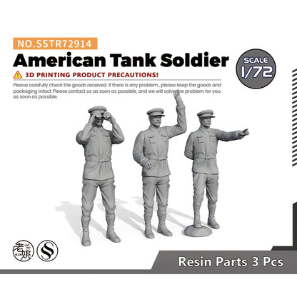 SSMODEL SSTR914 Miniatures Soldier Model Kit American Tank Soldier