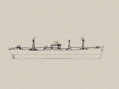SSMODEL 725 Military Model Kit USN Cargo Liberty Ship(Bottomless Version)