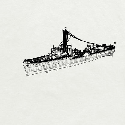 SSMODEL 744S Military Model Kit Hunt-Class, French Destroyer La Combattante, 1944 Full Hull