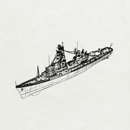 MRY-SFW SSC248S Charles F. Adams-class Charles F. Adams Destroyer DDG-2 1961 Full Hull