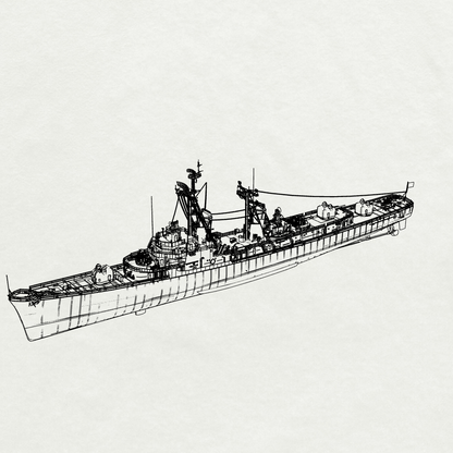 MRY-SFW SSC249S Forrest Sherman-class Forrest Sherman Destroyer DD-931 1956 Full Hull
