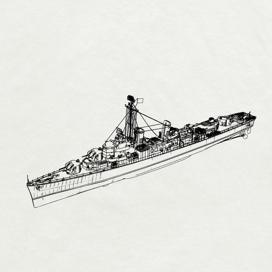 MRY-SFW SSC250S Allen M. Sumner-class Allen M. Sumner Destroyer DD-692 1944 Full Hull