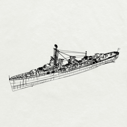 MRY-SFW SSC251S Porter-class Phelps Destroyer Leader DD-360 1944 Full Hull