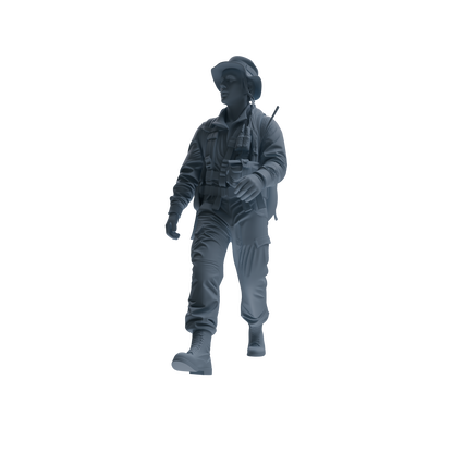 MRY-SFW SSTR144 Miniatures Soldier Model Kit War of Hyenas Modern Canadian Army Four-Person Patrol Group