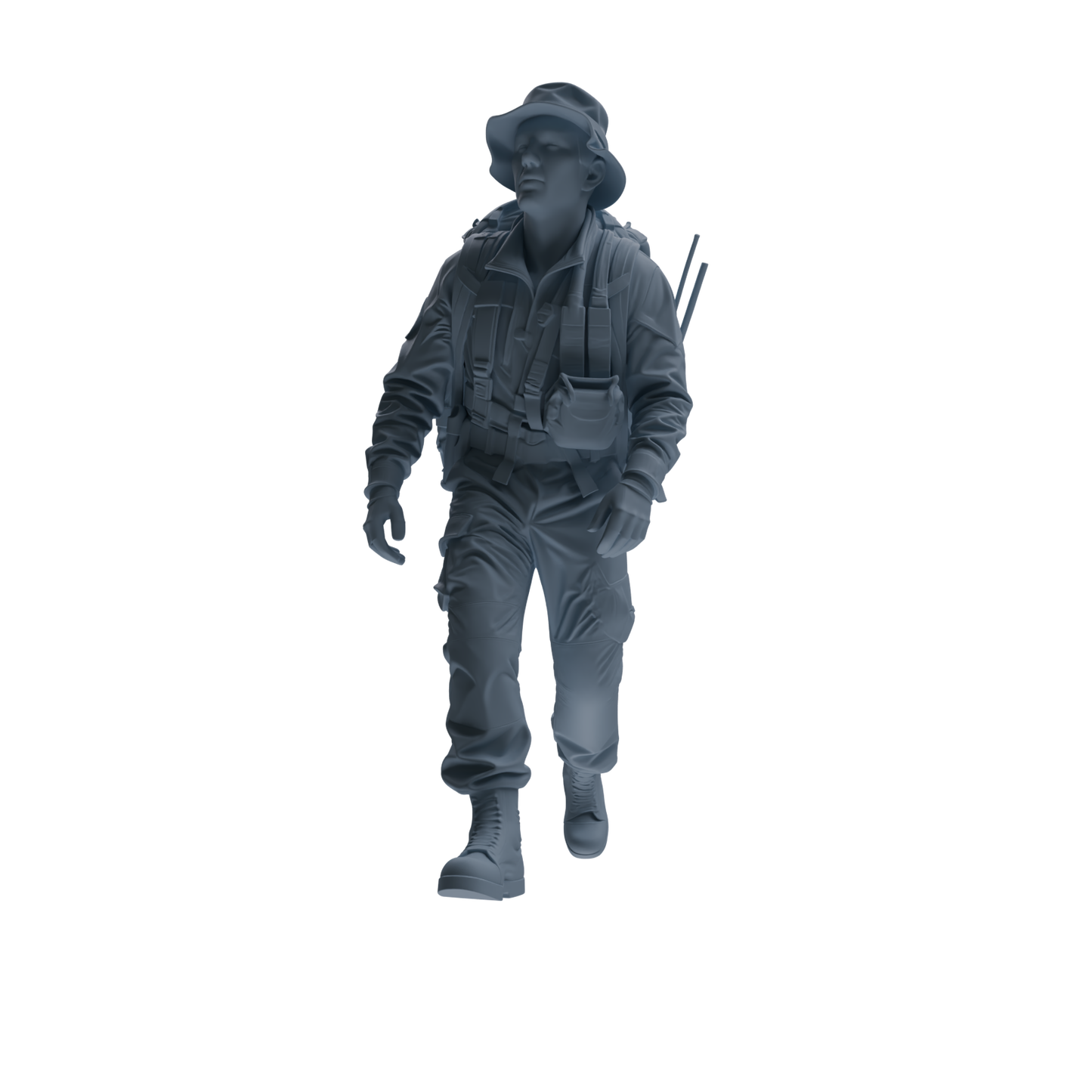 MRY-SFW SSTR138 Miniatures Soldier Model Kit War of Hyenas Modern Canadian Army Four-Person Hiking Group