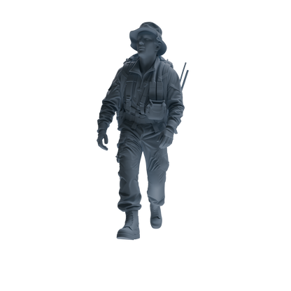 MRY-SFW SSTR138 Miniatures Soldier Model Kit War of Hyenas Modern Canadian Army Four-Person Hiking Group