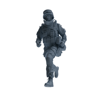 MRY-SFW SSTR329 Modern Counter-Terrorism SWAT Fire Support Operator Rescue 2 Four-Person Group