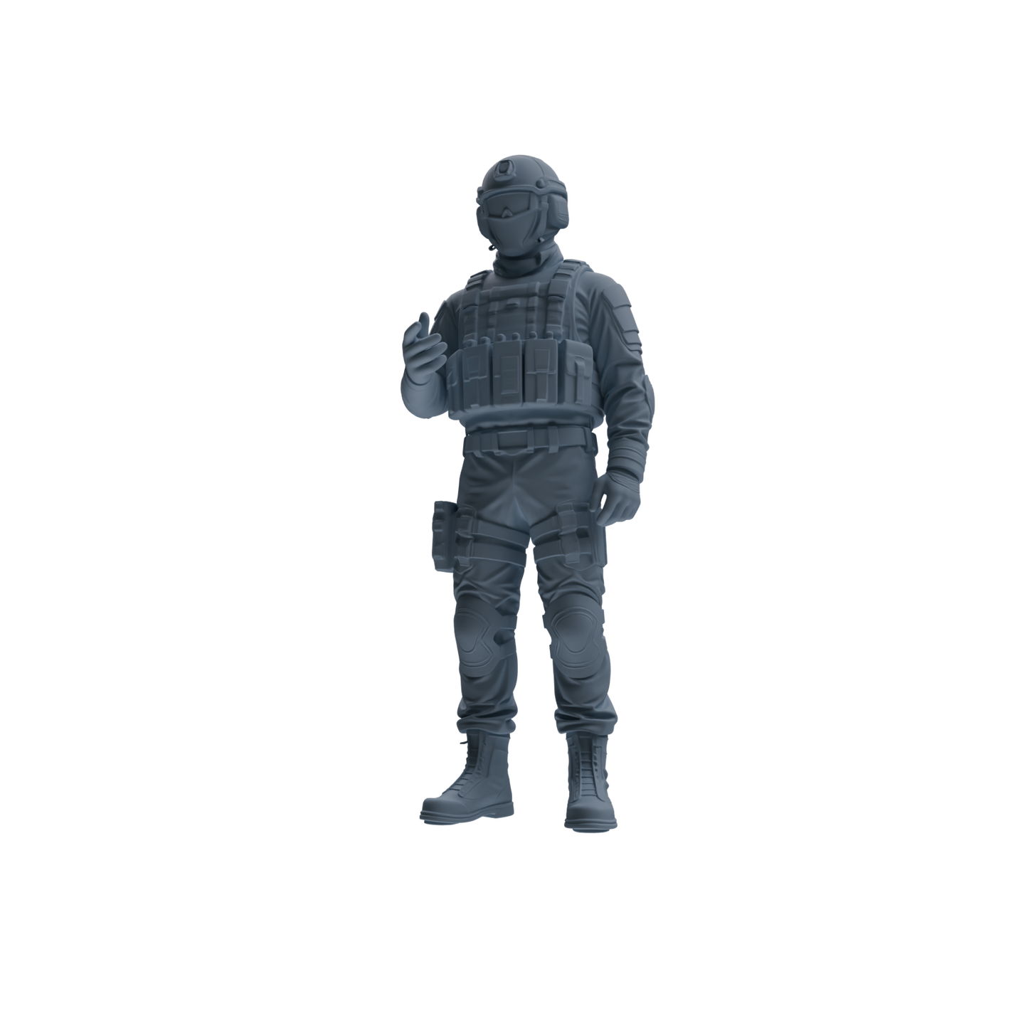 MRY-SFW SSTR347 Modern American Mercenary Conversation Four-Person Group