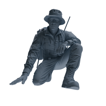 MRY-SFW SSTR146 Miniatures Soldier Model Kit War of Hyenas Modern Canadian Army Four-Person Tactics Group