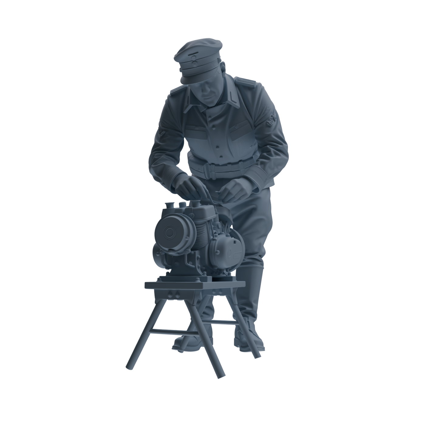 MRY-SFW SSTR252 WWI British Army Logistics Soldier Maintenance Four-Person Group