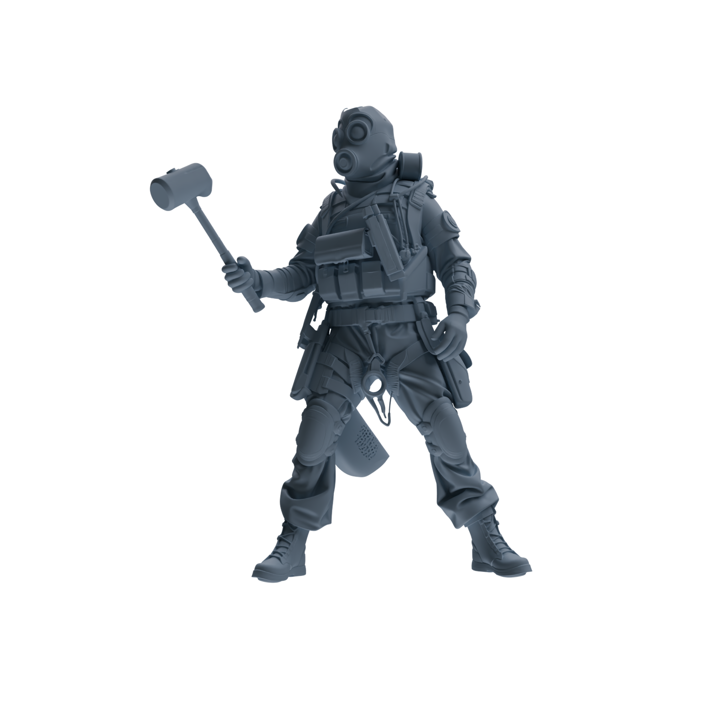 MRY-SFW SSTR341 Modern Counter-Terrorism SWAT Breacher Combat 2 Four-Person Group