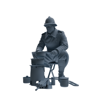 MRY-SFW SSTR260 WWI French Army Logistics Soldier Picnic Four-Person Group