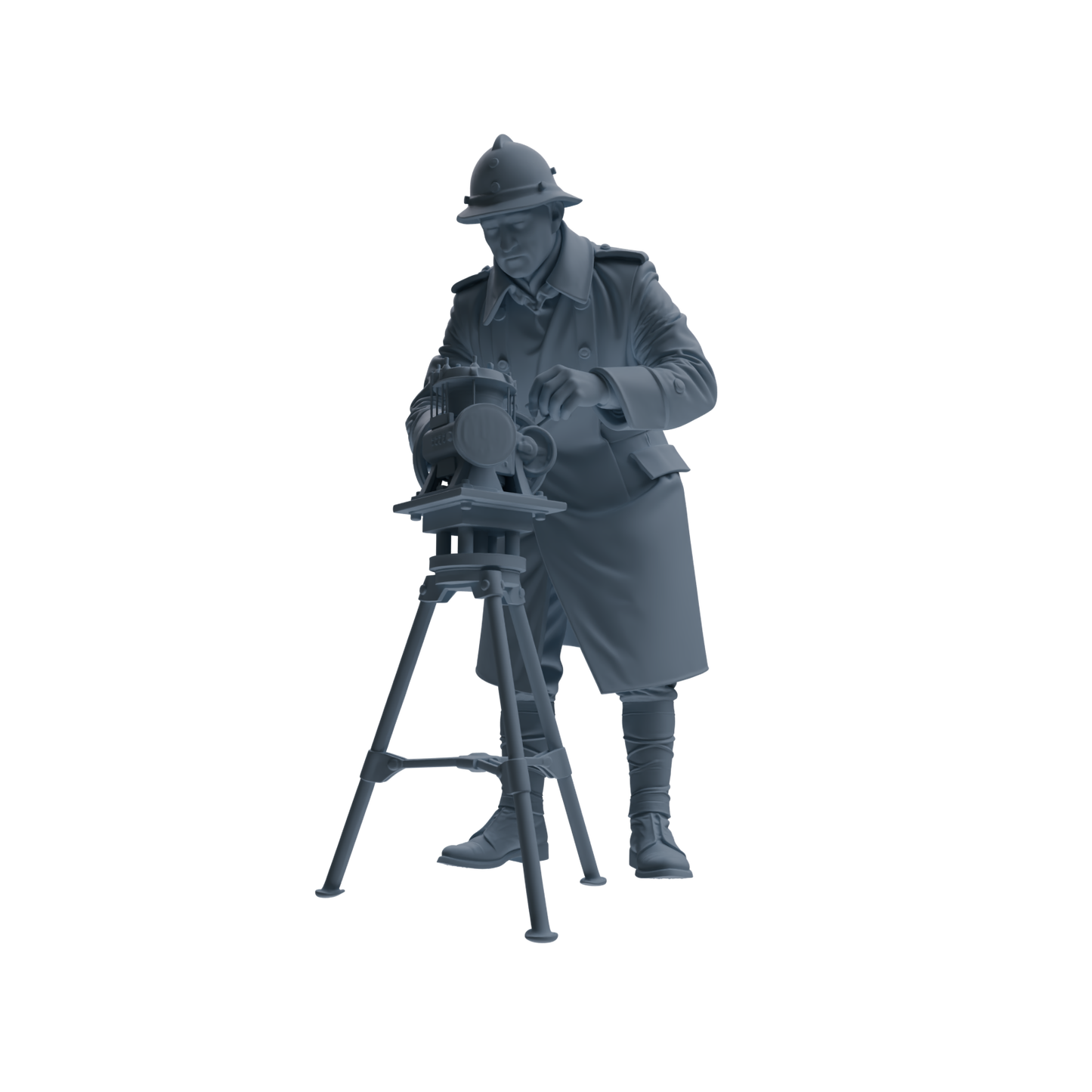 MRY-SFW SSTR259 WWI French Army Logistics Soldier Maintenance Four-Person Group
