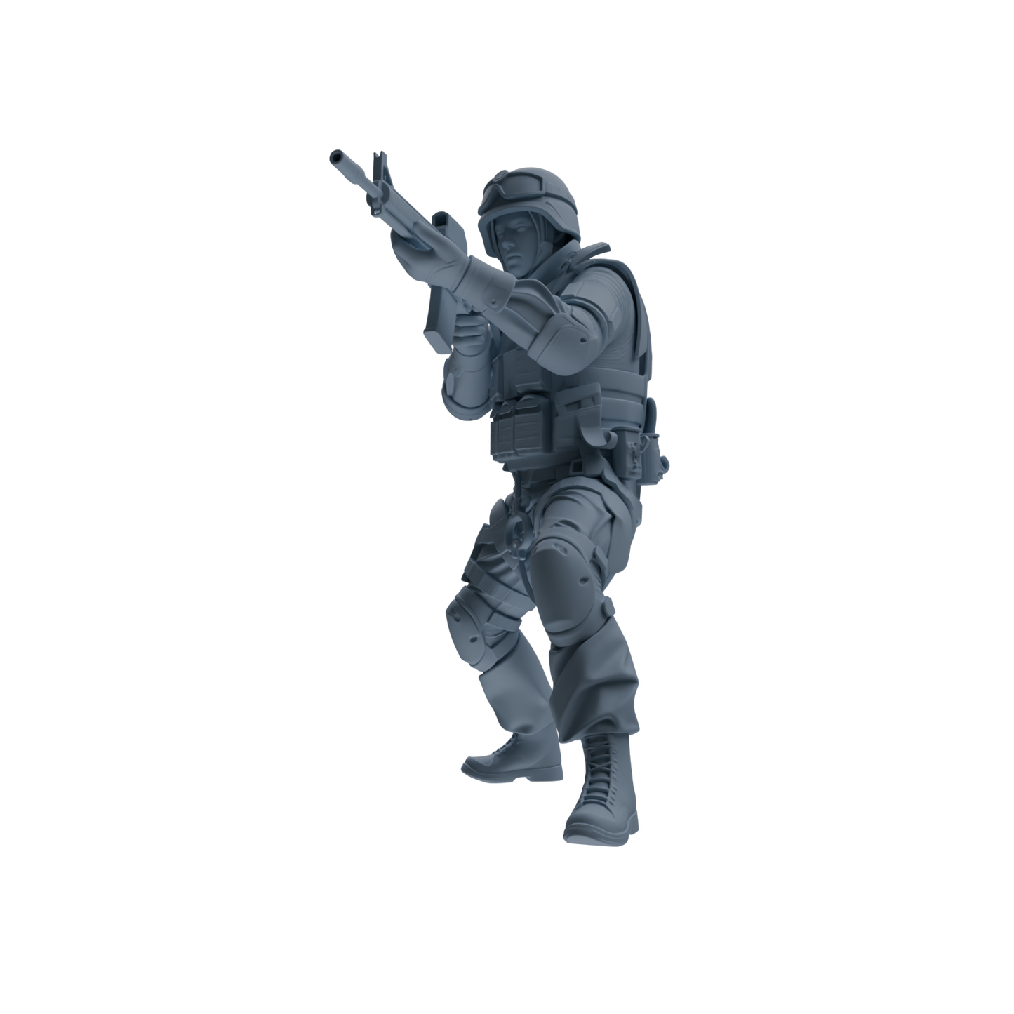 MRY-SFW SSTR335 Modern Counter-Terrorism SWAT Fire Support Operator Combat Four-Person Group