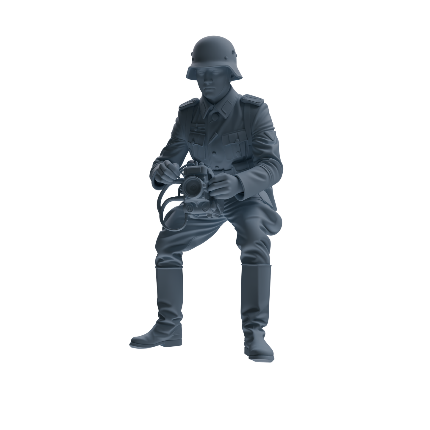 MRY-SFW SSTR214 WWII British Logistics Soldier Maintenance Four-Person Group