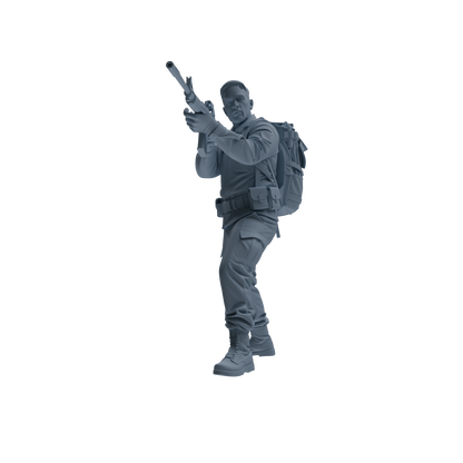 MRY-SFW SSTR141 Miniatures Soldier Model Kit War of Hyenas Modern Canadian Army Four-Person Urban Combat Group 2