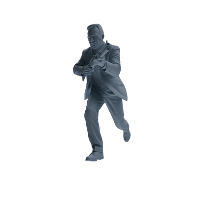 MRY-SFW SSTR130 Miniatures Soldier Model Kit Boston Attack Modern Boston Police Four-Person Tactics Group 2