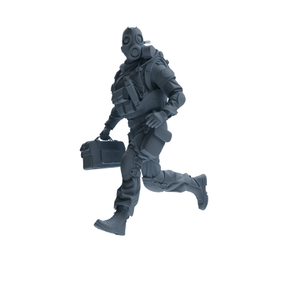 MRY-SFW SSTR313 Modern Counter-Terrorism SWAT Breacher Rescue Four-Person Group