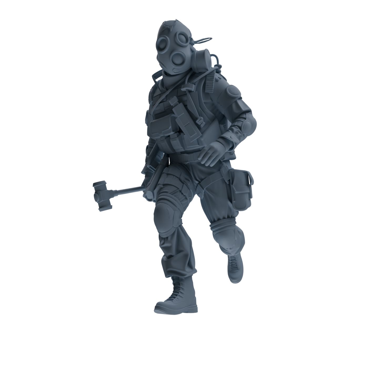 MRY-SFW SSTR340 Modern Counter-Terrorism SWAT Breacher Combat Four-Person Group